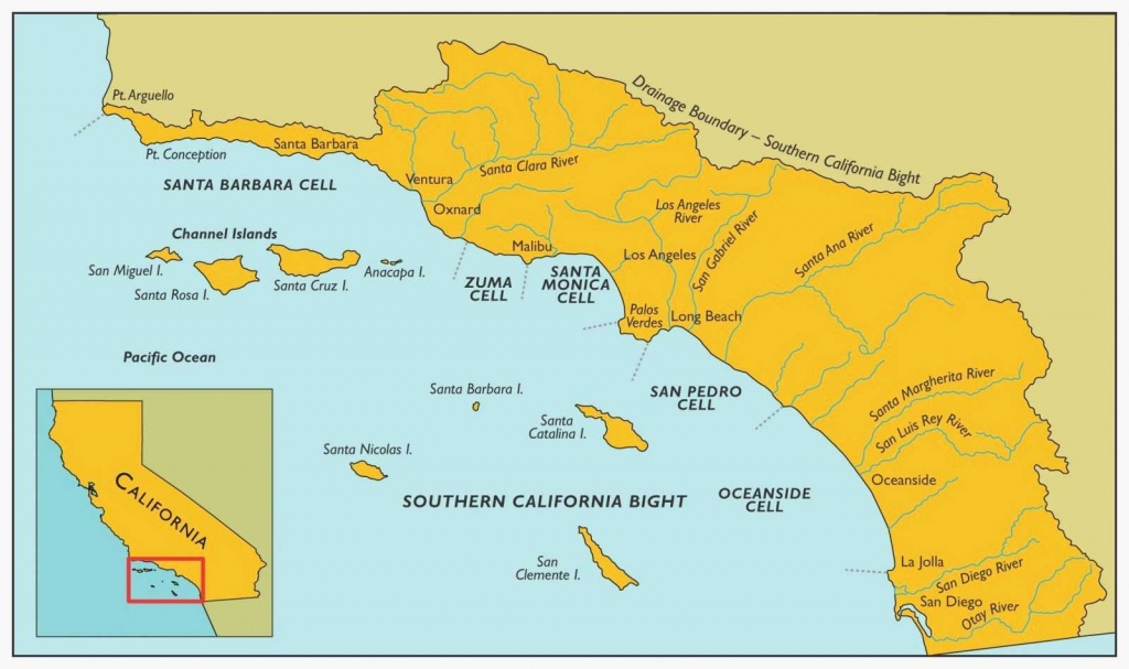 Amazing Map Of Southern California Beaches | Usa Worldmaps Intended - Map Of Southern California Beaches