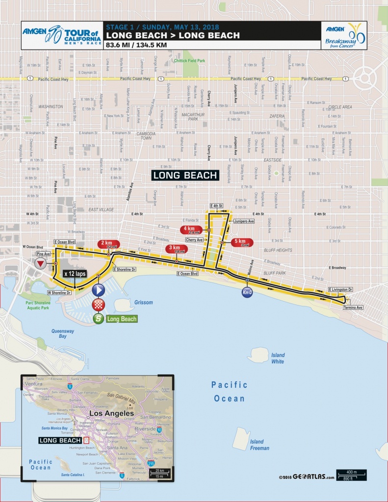 Amgen Tour Of California 2018 | Stage 1 | Stage/race Profiles - Tour Of California 2018 Map
