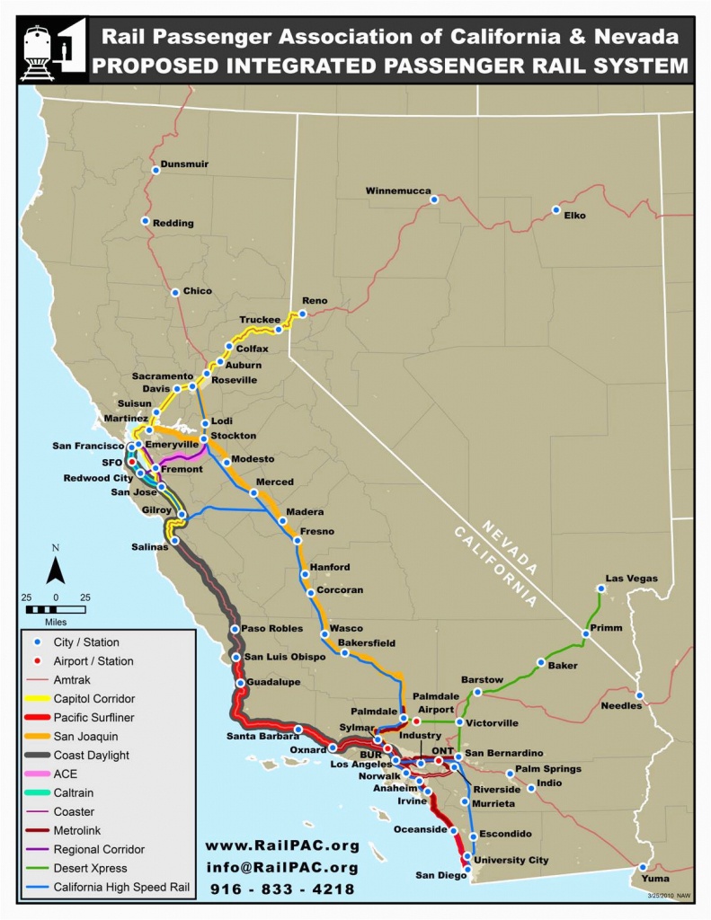 Amtrak Stations In California Map | Secretmuseum - Amtrak Stops In California Map