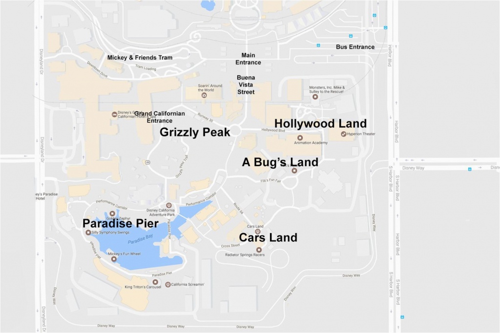 Anaheim California Map Google Maps Of The Disneyland Resort - Anaheim California Google Maps