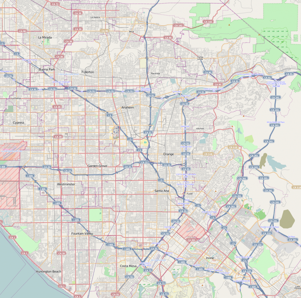 Anaheim Resort - Wikipedia - Anaheim California Map
