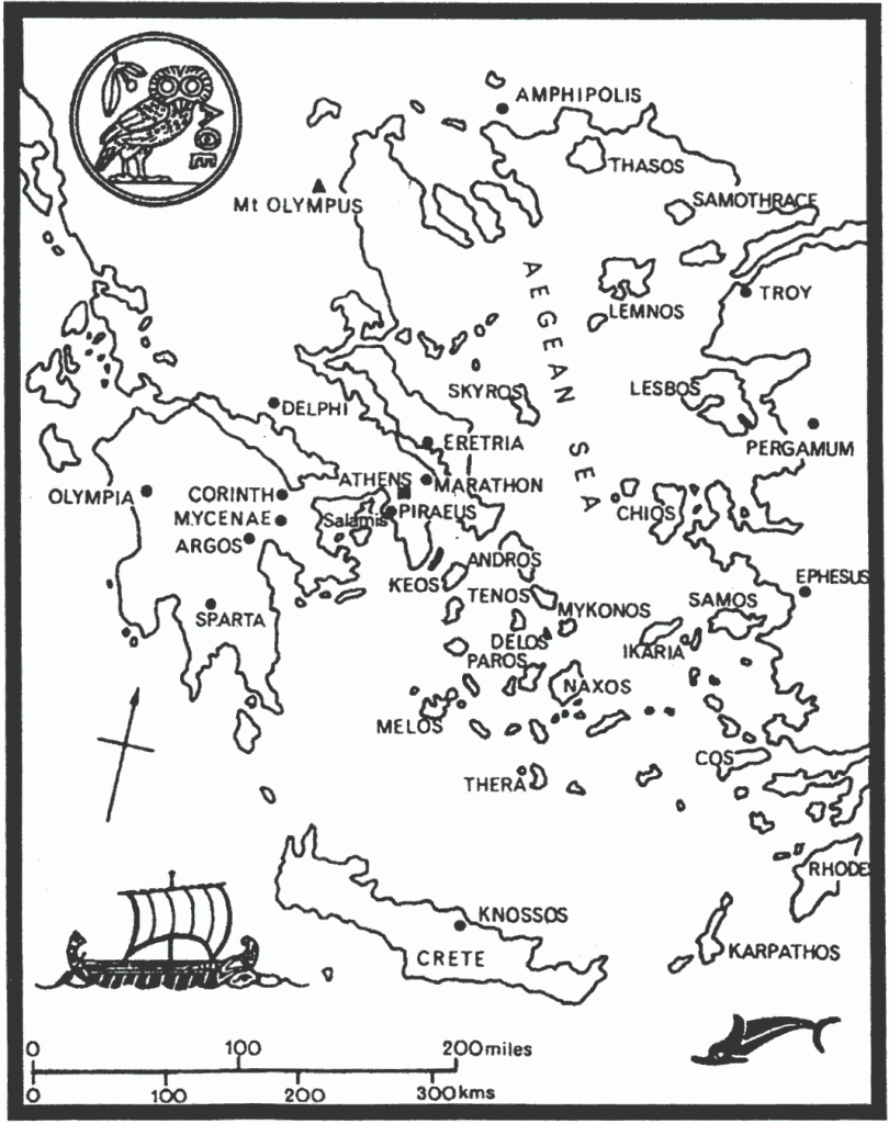 Ancient Greece Map For Coloring The Greeks Copy Their Culture From - Ancient Greece Map For Kids Printables