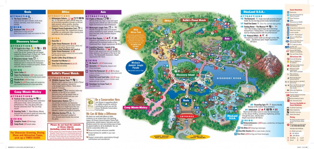 Animal Kingdom Map | Disney Ideas | Disney World Map, Disney Map - Printable Maps Of Disney World Parks