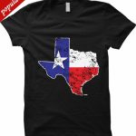 Anime Print Tee Texas State Map Usa Womens T Shirt Funny Printing T   Texas Not Texas Map T Shirt