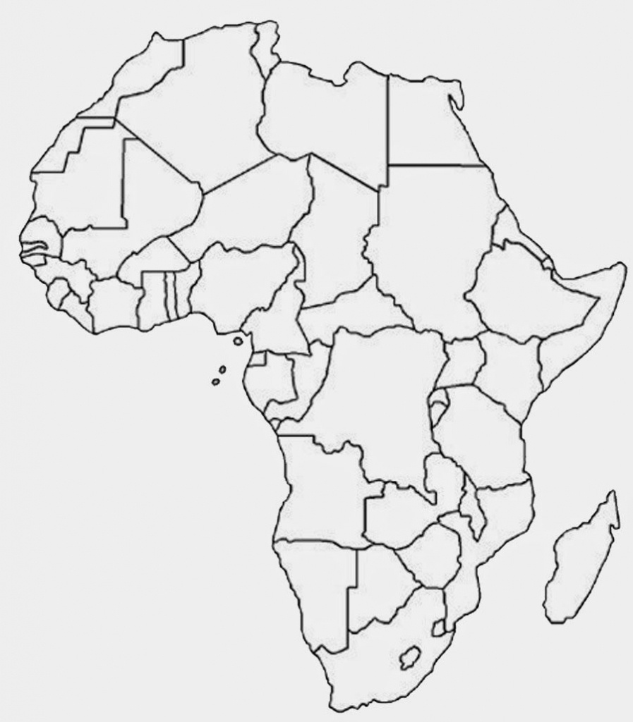 Another Similar But Sleeker Looking Free Printable Political Map Of - Free Printable Political Map Of Africa