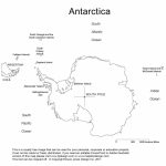 Antarctica, South Pole, Blank Printable Map, Outline, World Regional   Printable Map Of Antarctica