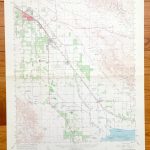 Antique Coachella, California 1956 Us Geological Survey Topographic Map –  Indio, Thermal, Mecca, Salton Sea, Riverside County, Martinez   Thermal California Map