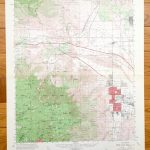 Antique Palm Springs California 1957 Us Geological Survey | Etsy   Map Of Palm Springs California And Surrounding Area