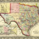 Antique Texas Map 1863 8 X 10 To 28 X 36 Pixels | Etsy   Antique Texas Map