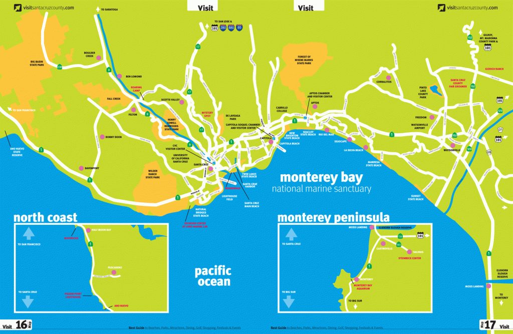 Area Map - Santa Cruz Real Estate - Ocean Street Realty - Move - Where Is Santa Cruz California On The Map