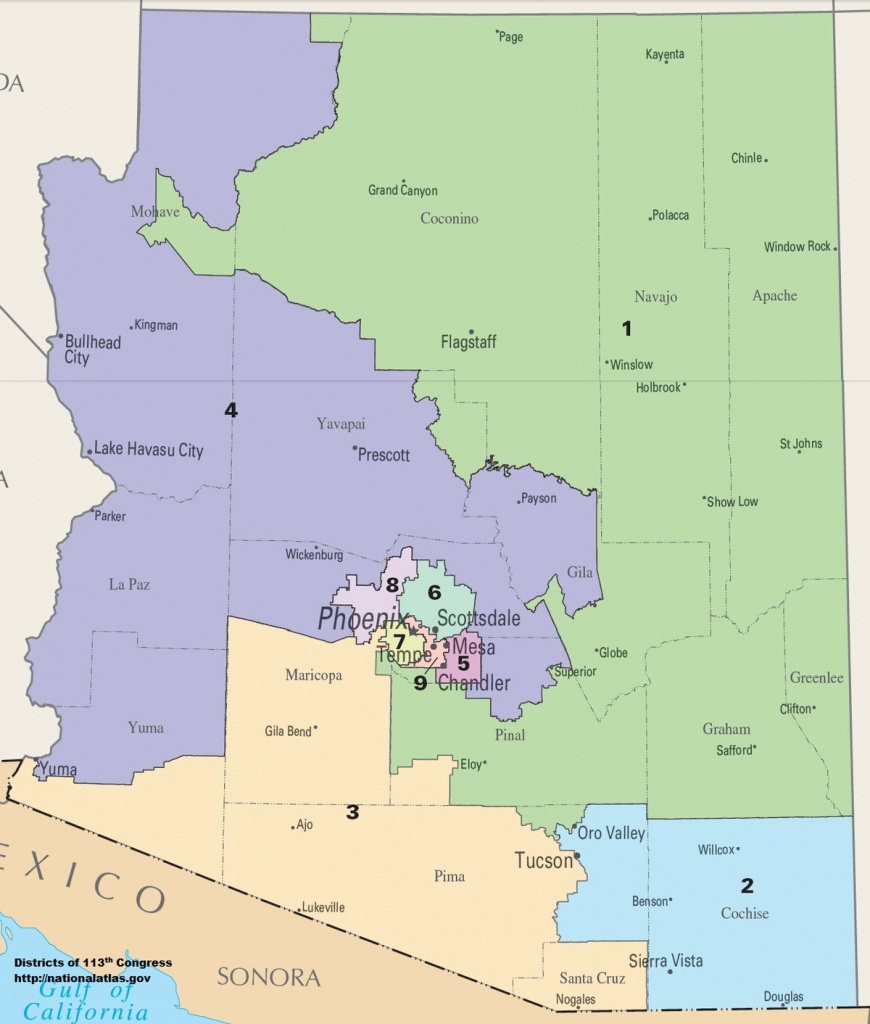 Arizona Congressional Districts Map