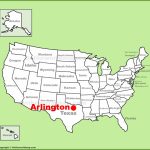 Arlington (Texas) Location On The U.s. Map   Texas Arkansas Map