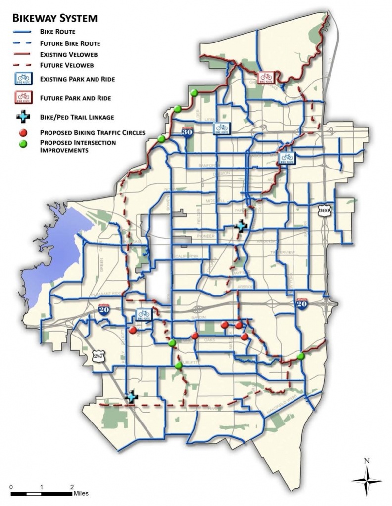 Arlington Tx Bike Map - Maplets - Arlington Texas Map