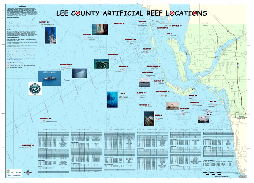 Artificial Reefs - Florida Fishing Reef Map