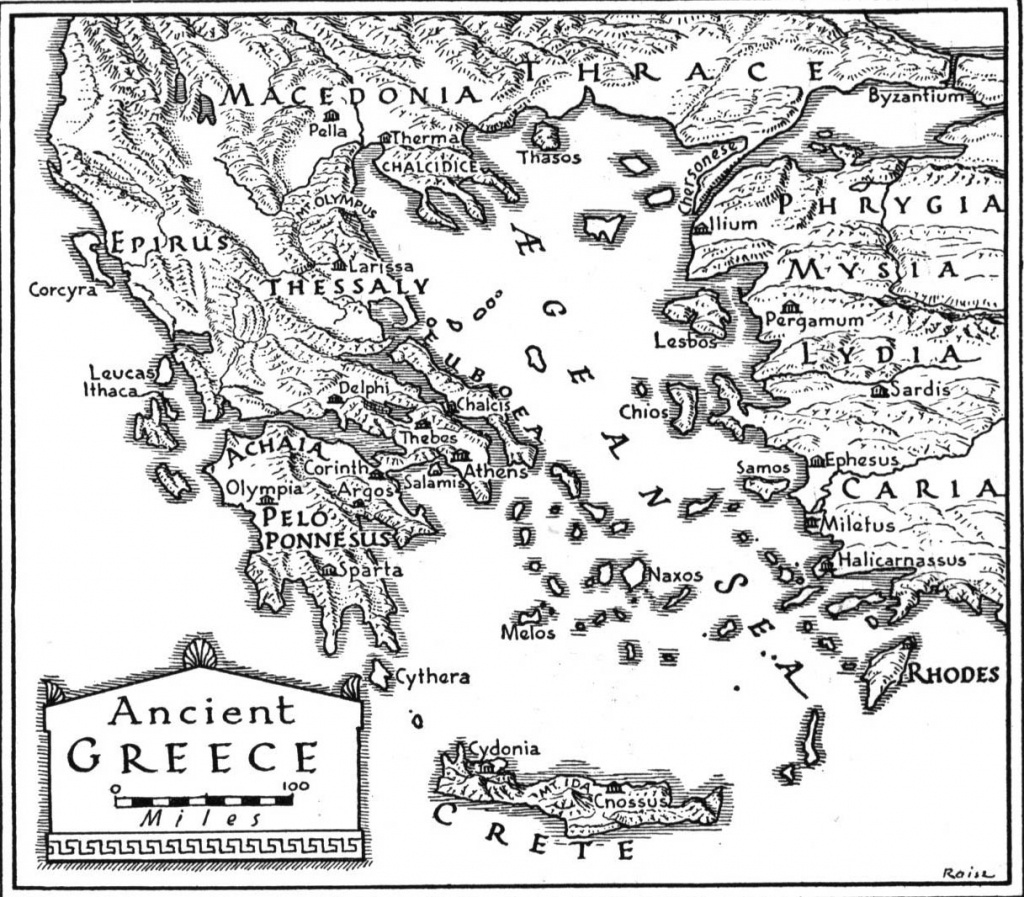 Ashbrookmythology [Licensed For Non-Commercial Use Only] / Ancient - Map Of Ancient Greece Printable