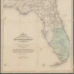 Atlantic And Gulf Coast Canal And Okeechobee Land Company Of Florida   Florida Atlantic Coast Map