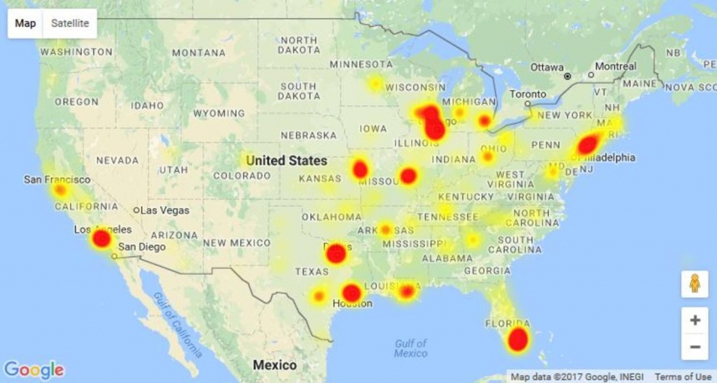 At&amp;amp;t Service Restored After Voice Outage Affected Business Customers - Power Outage Map Texas