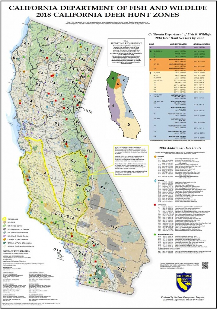 Attn California Hunters: Phase 2 Of Non-Lead Ammunition Requirements - California Night Hunting Map