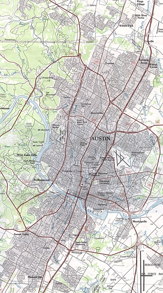 Austin, Texas Maps - Perry-Castañeda Map Collection - Ut Library Online - Austin Texas Map