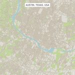 Austin Texas Us City Street Map Photographfrank Ramspott   Street Map Of Austin Texas