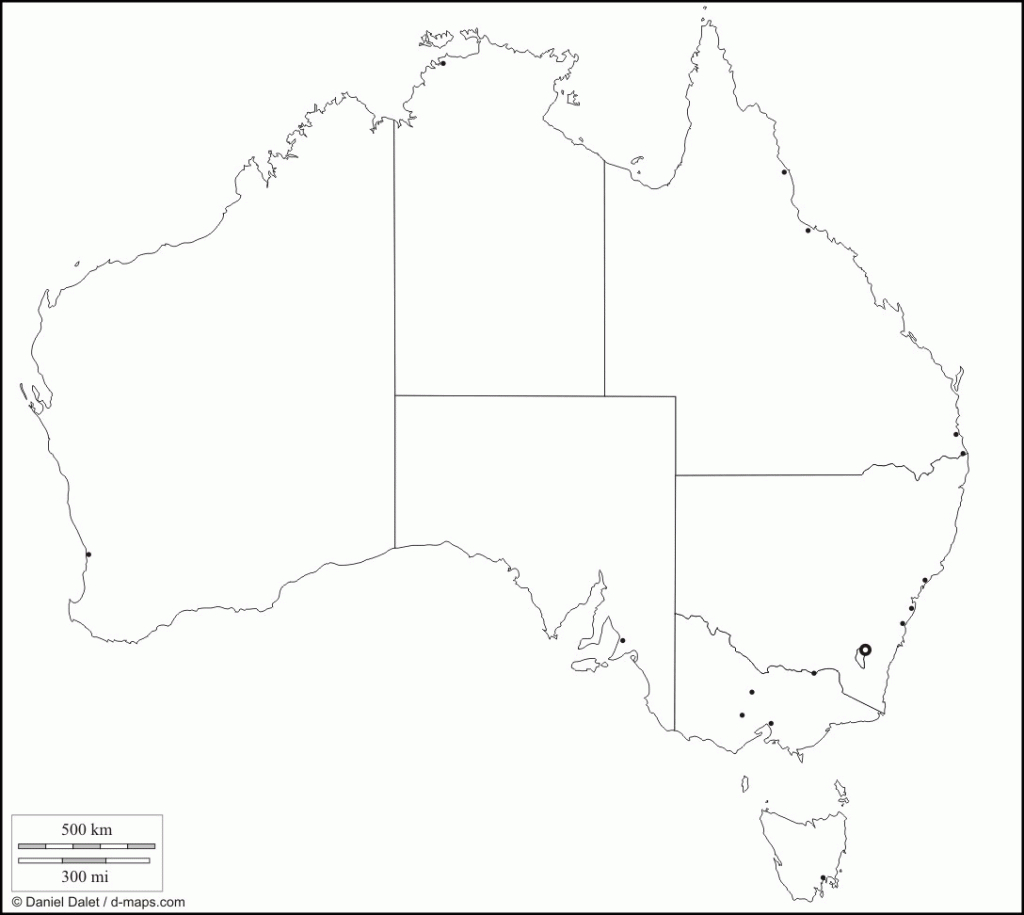 Australia Blank Map 9 11 Blank Map Of Australia | Ageorgio - Blank Map Of Australia Printable