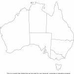 Australia Printable, Blank Maps, Outline Maps • Royalty Free   Free Printable Map Of Australia