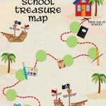 Back To School Treasure Map   Your Everyday Family   Children&#039;s Treasure Map Printable