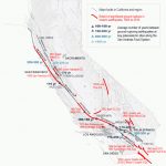 Back To The Future On The San Andreas Fault   Map Of The San Andreas Fault In Southern California