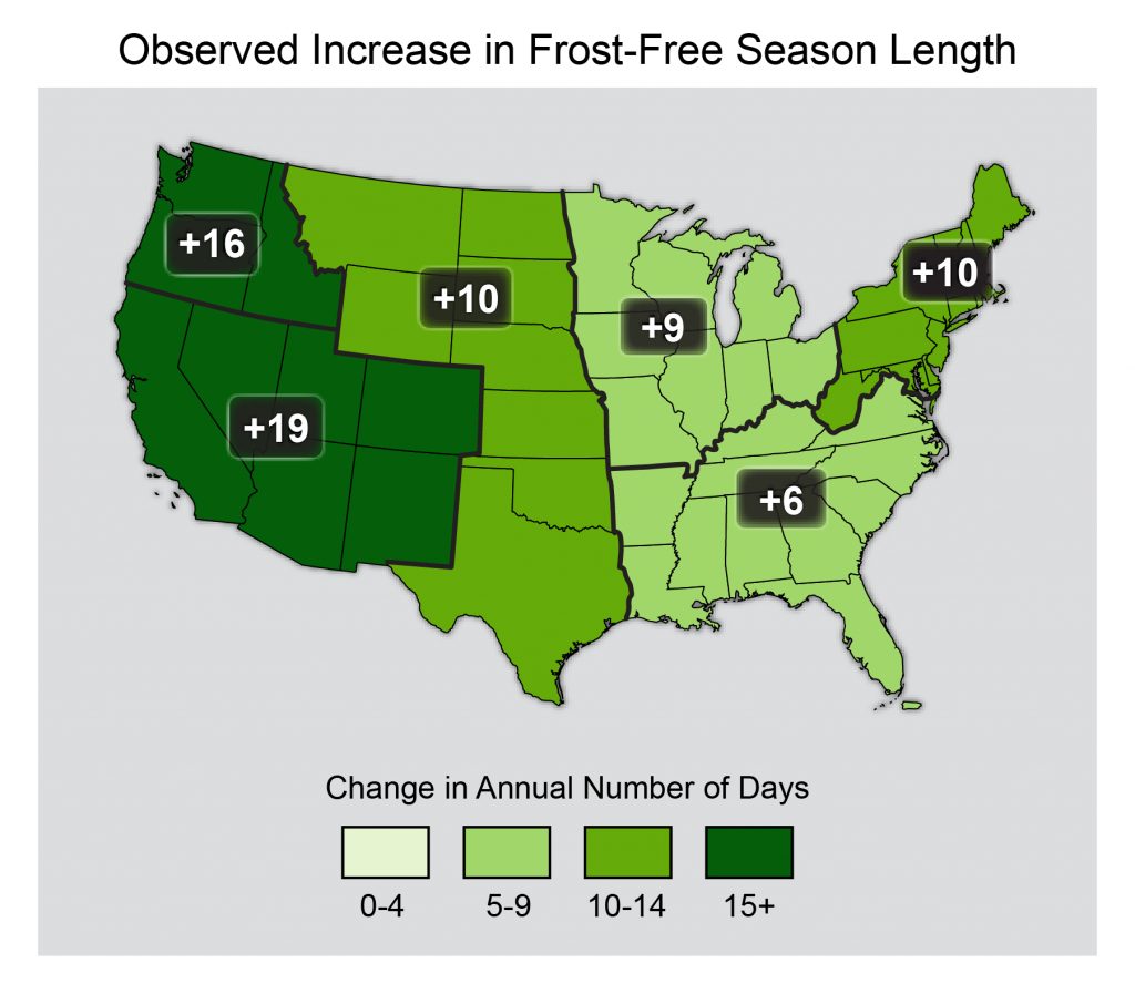 Bad News For Southeast Peaches: Something Freezing This Way Came - Chill Hours Map California