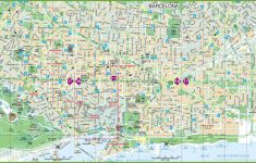 Barcelona Street Map And Travel Information | Download Free – Free Printable City Street Maps
