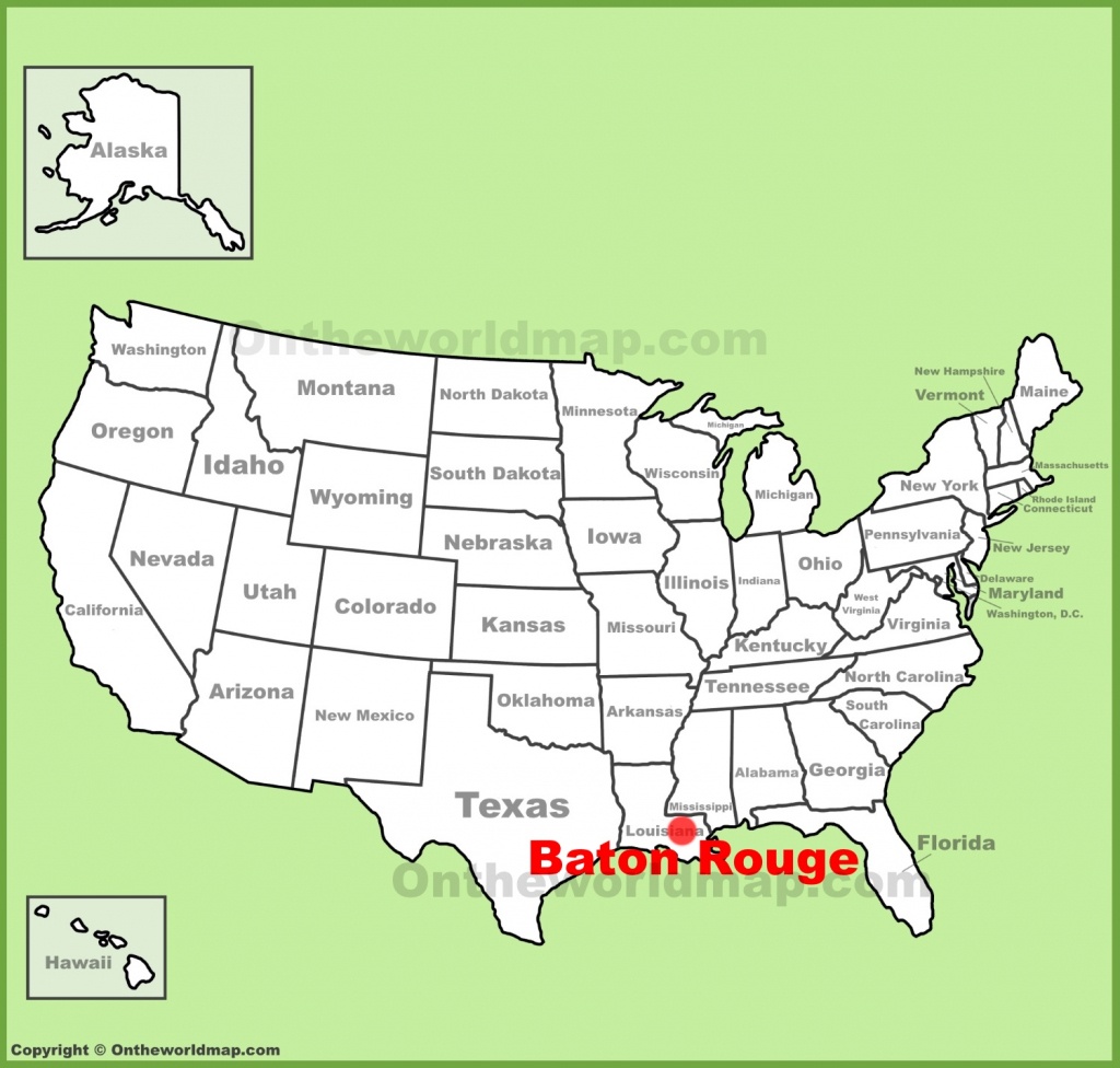 Baton Rouge Maps | Louisiana, U.s. | Maps Of Baton Rouge - Printable Map Of Baton Rouge