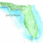 Beaches Of Northwest Florida Map | Southern Vacation Rentals   Florida Map Destin Fl