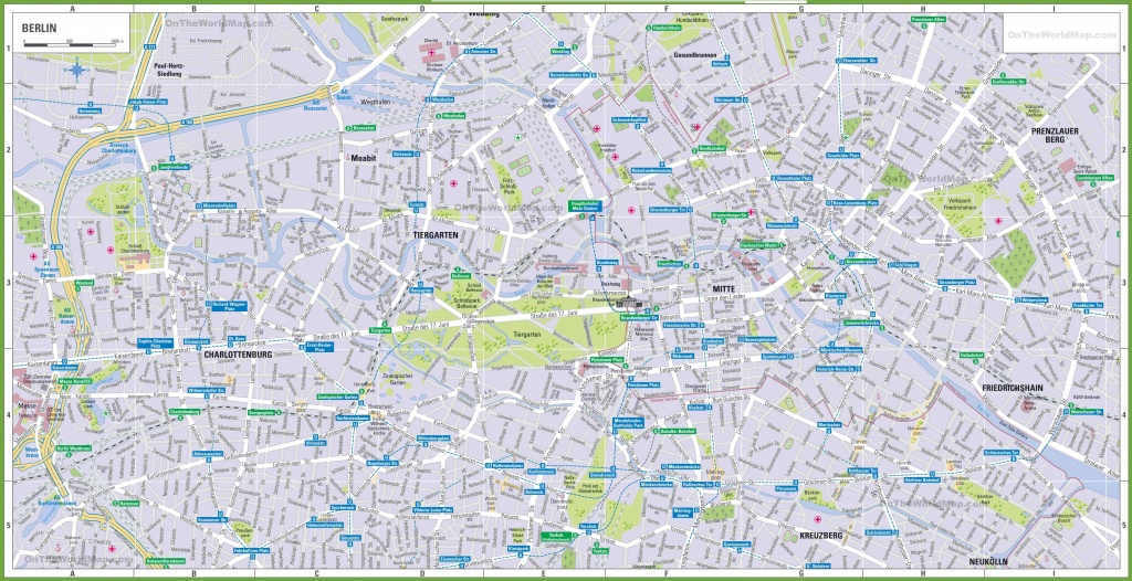 Berlin Tourist Map - Berlin Tourist Map Printable