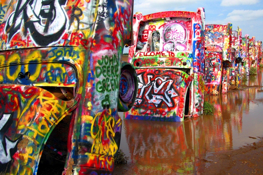 Best Time For Cadillac Ranch In Texas 2019 - Best Season &amp;amp; Map - Cadillac Ranch Texas Map