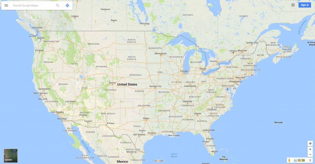 Bing Maps Vs Google Maps: Comparing The Big Players - La California Google Maps