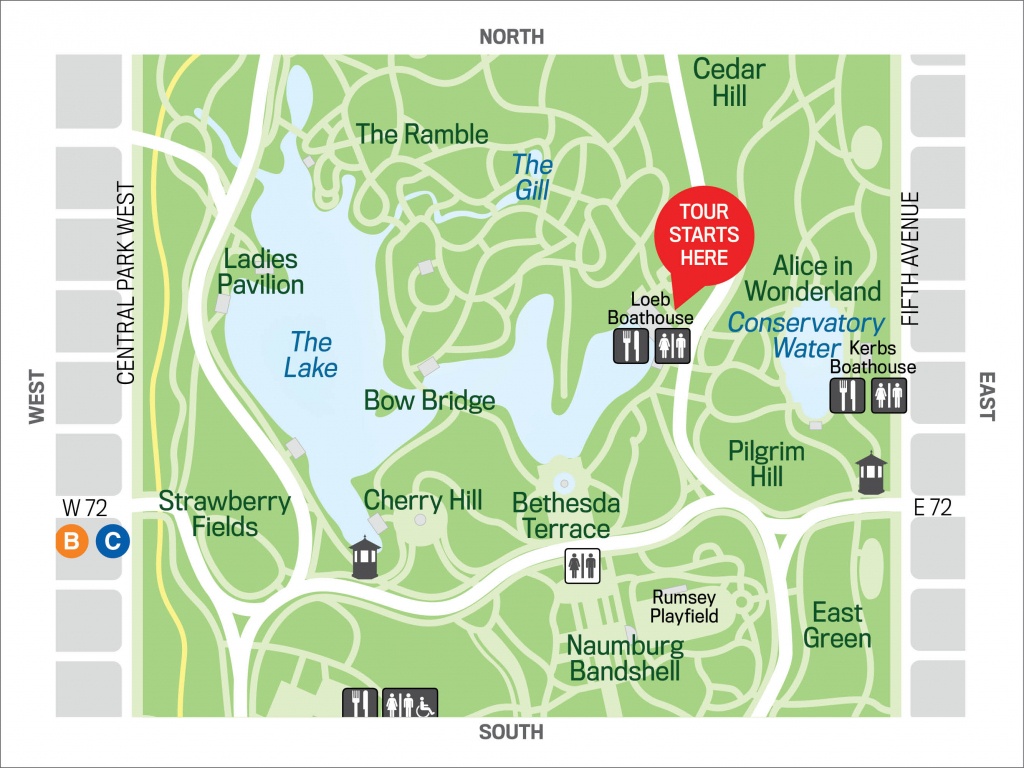 Birding Basics: The Ramble 2019-3-20 - The Official Website Of - Printable Map Of Central Park Nyc
