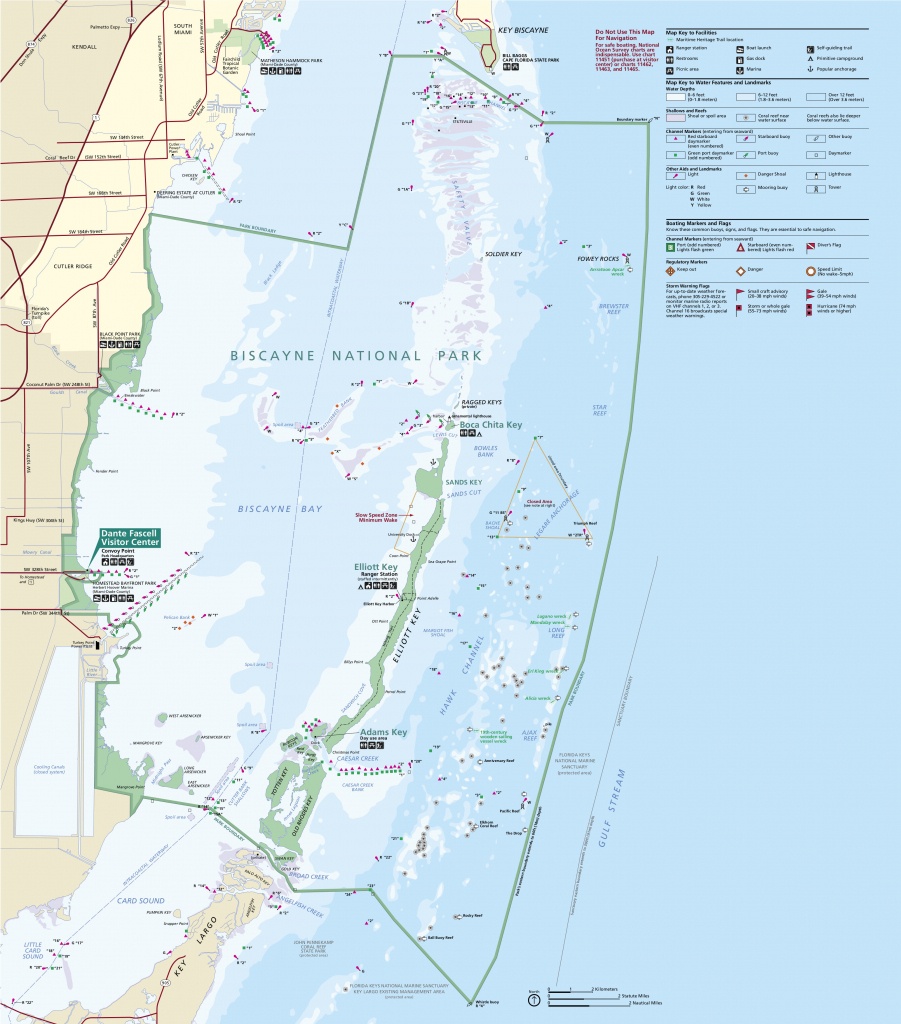Biscayne Maps | Npmaps - Just Free Maps, Period. - National Parks In Florida Map