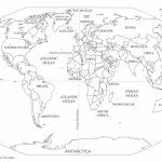 Black And White World Map With Continents Labeled Best Of Printable   Black And White Printable World Map With Countries Labeled