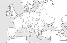 Blank Political Map Of Europe Printable