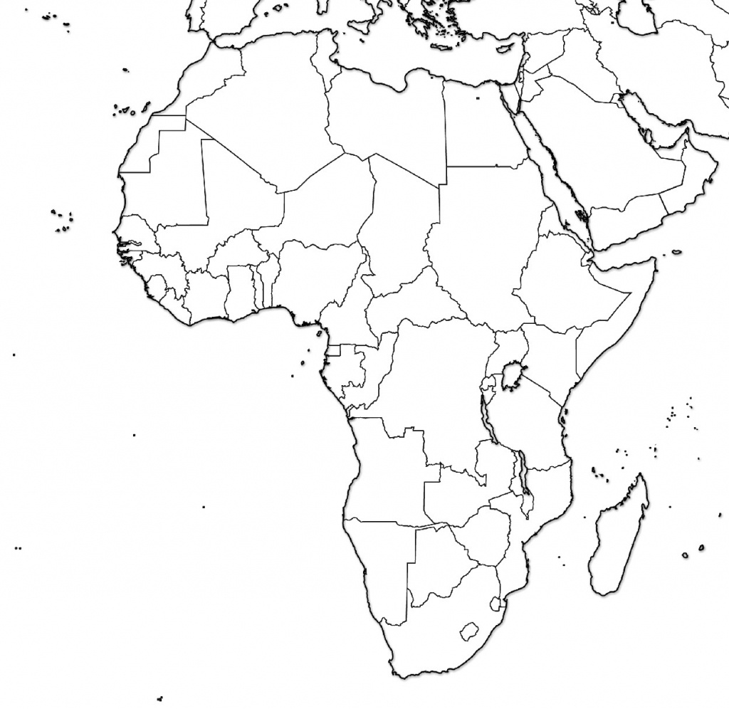 Blank Map Of Africa Countries - Lgq - Blank Political Map Of Africa Printable