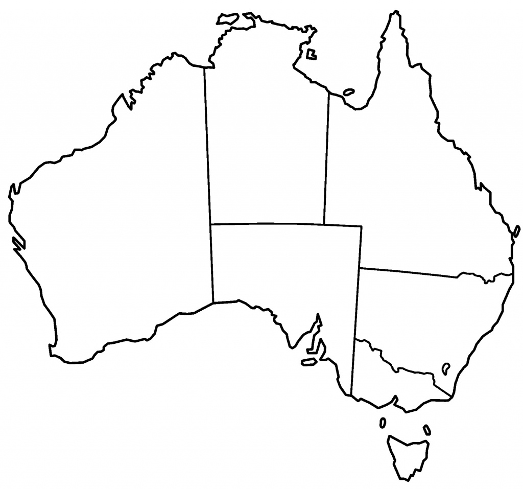 Blank Map Of Australia Printable 1 Maps Update 8931015 Free In - Printable Map Of Australia With States