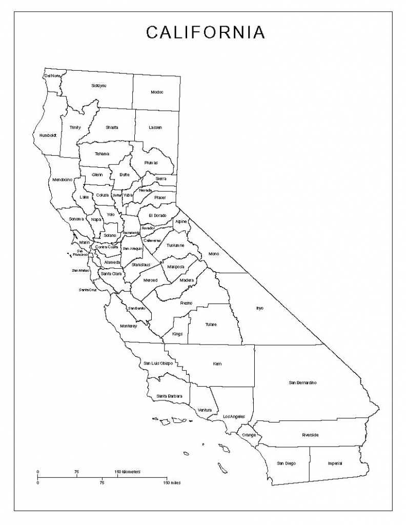 Blank Map Of California Counties - Google Search | California - Blank Map Of California Printable