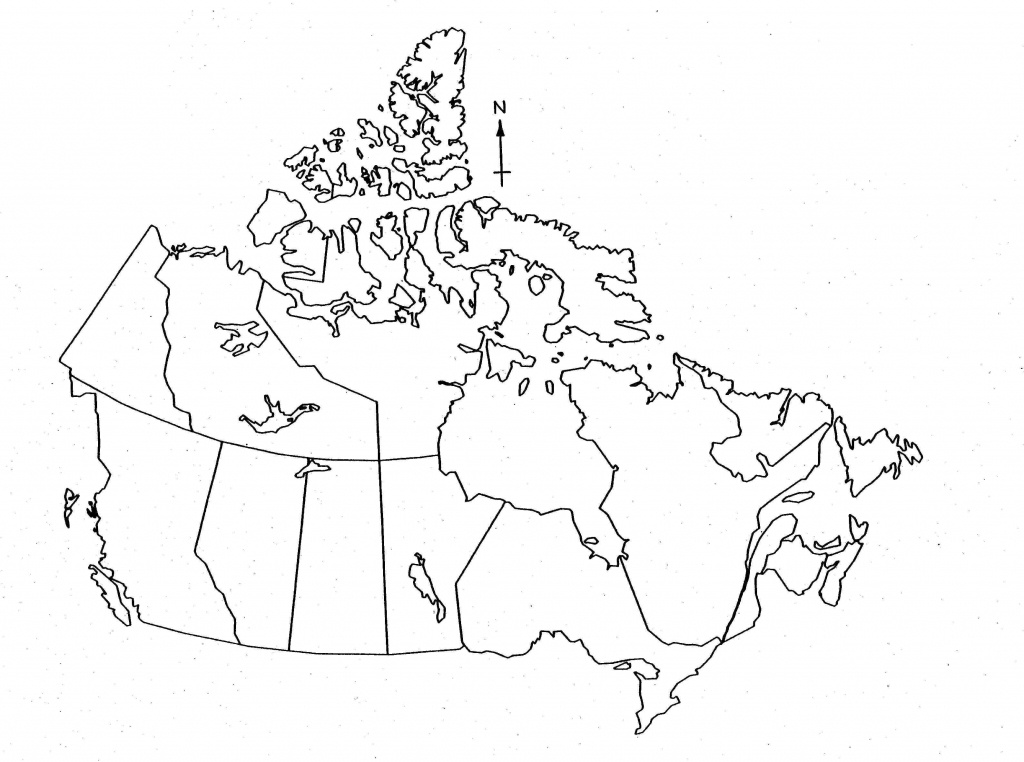 Blank Map Of Canada For Kids - Printable Map Of Canada For Kids - Printable Blank Map Of Canada