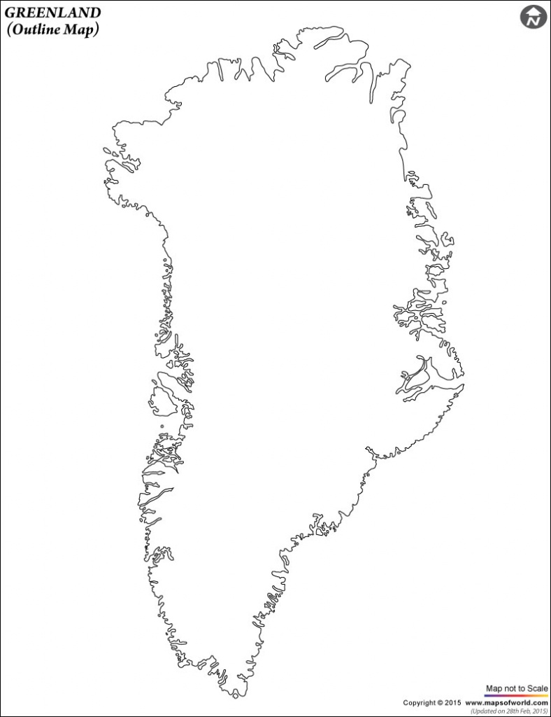 Blank Map Of Greenland | Greenland Outline Map - Printable Map Of Greenland