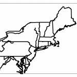 Blank Map Of Northeast Region States | Maps | Printable Maps, Map   Printable Map Of Northeast States