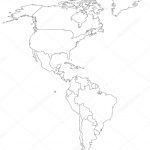 Blank Map Of The Americas   World Wide Maps   Printable Map Of The Americas