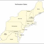 Blank Map Of The Northeast | Sitedesignco   Printable Map Of Northeast States