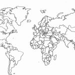 Blank Map Of The World With Countries And Capitals   Google Search   Printable World Map With Countries