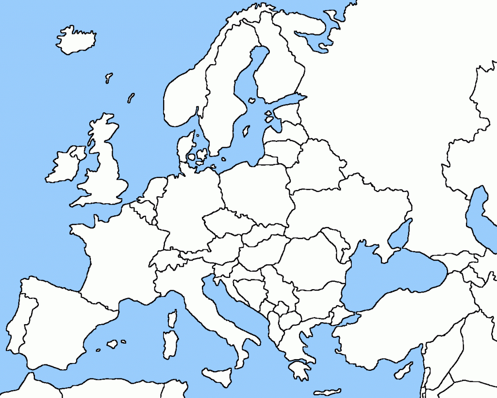 Blank Map Of Western Europe Printable . Free Cliparts That You Can - Blank Political Map Of Europe Printable