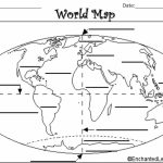 Blank Maps Of Continents And Oceans And Travel Information   Map Of World Continents And Oceans Printable